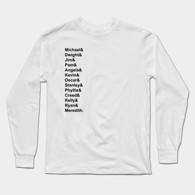 The Office OG Cast Long Sleeve T-Shirt by salsaverde